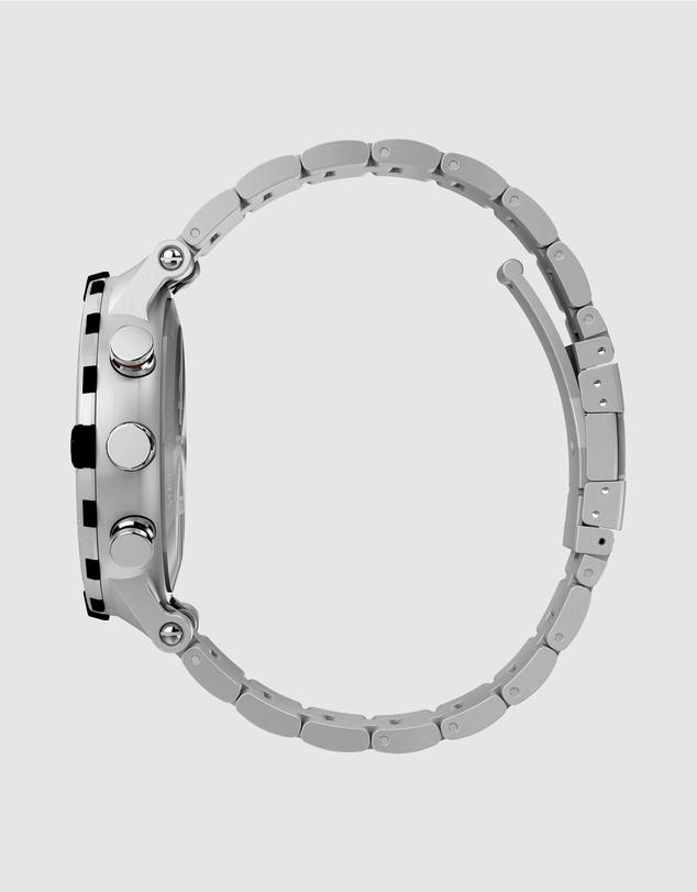 TIMEX - Expedition Tide-Temp-Compass 45mm Stainless Steel Bracelet Watch