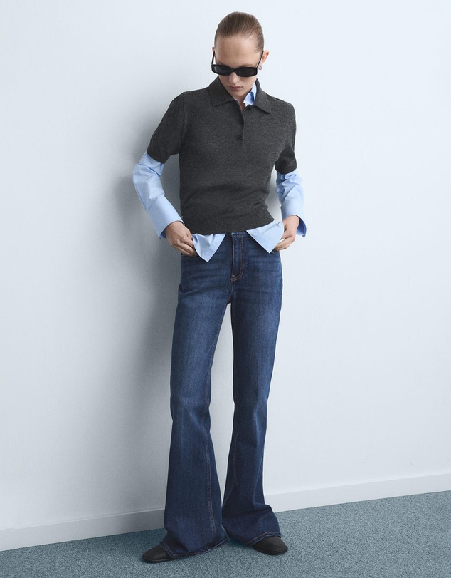 M.N.G - Violet Flared High-Rise Jeans