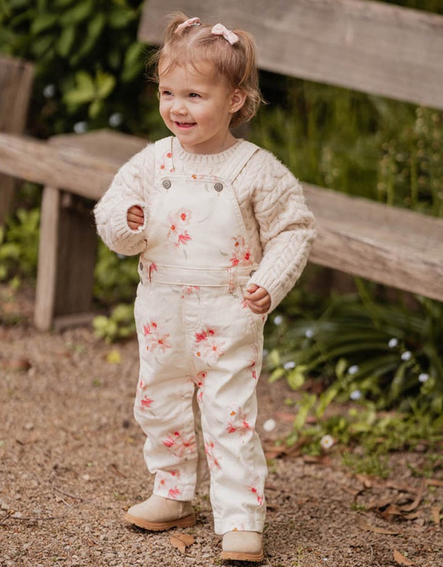 Bebe by Minihaha - Emmy Petal Overalls - Babies