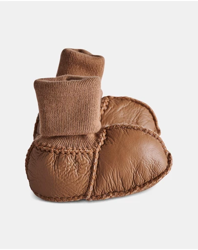 Kip&Co - Biscuit Baby Booties - Babies