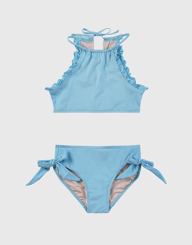 Aqua Blu Kids - Stepping Stones Halter Neck Bikini Set - Teens