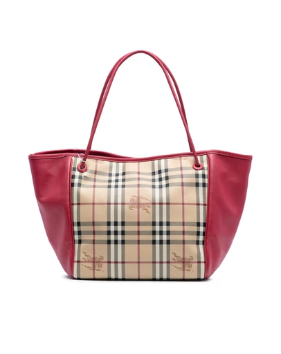Pre-Loved by Azura Reborn - Pre-Loved Small Haymarket Check Coated Canvas Canterbury Tote