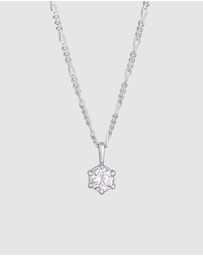 Kuzzoi - ICONIC EXCLUSIVE - Necklace Men Figaro Chain Zirconia in 925 Sterling Silver