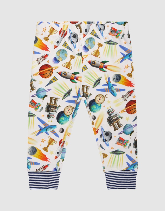 Fleur Harris - 'Outer Space' Champ Legging in Cloud White