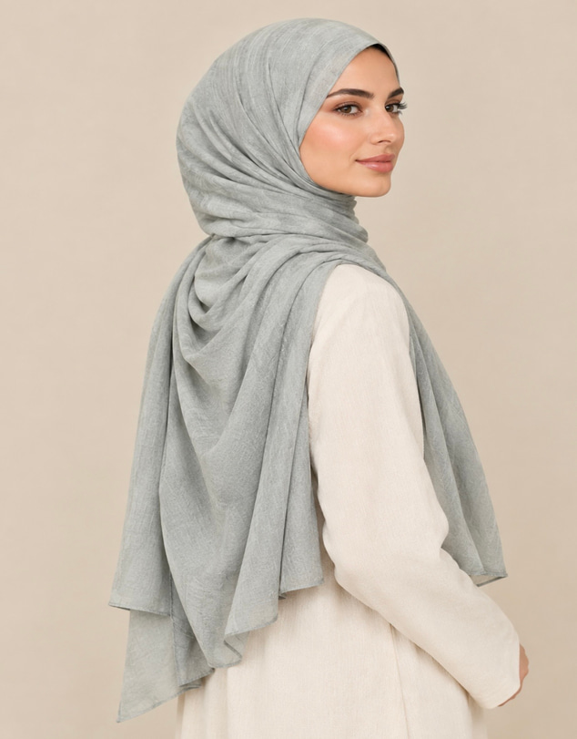 Mod Squad - Double Stitch Hijab- Cool Mint