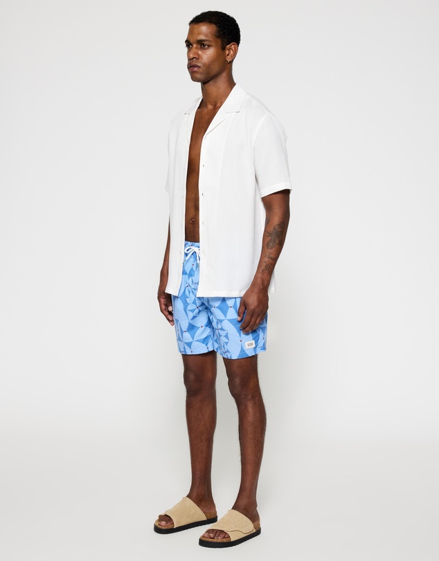 Scotch & Soda - Printed Mid-Length Swimshort