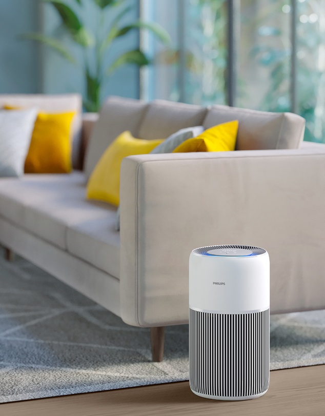 Philips - PureProtect Air Purifier 2200 Quiet Series for Medium Rooms