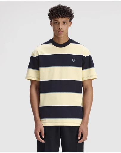 Fred Perry - Striped Relaxed T-Shirt