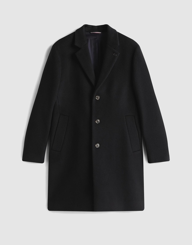 Tommy Hilfiger - Smart Casual Wool Blend Single Breasted Coat