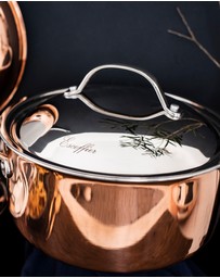 Chasseur - Escoffier Induction Casserole 24 x 11.5cm/4L - Copper