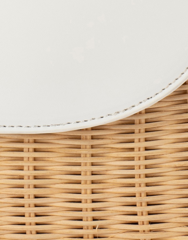 Olga Berg - Elle Wicker Top Handle