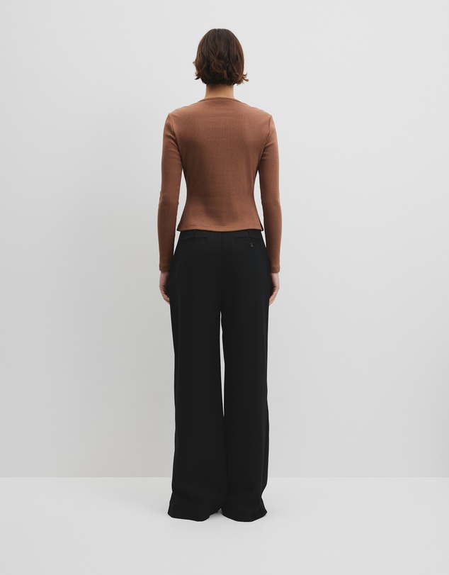 Country Road - Long Sleeve Button Through Top