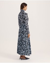 SABA - Truffle Pleated Midi Skirt