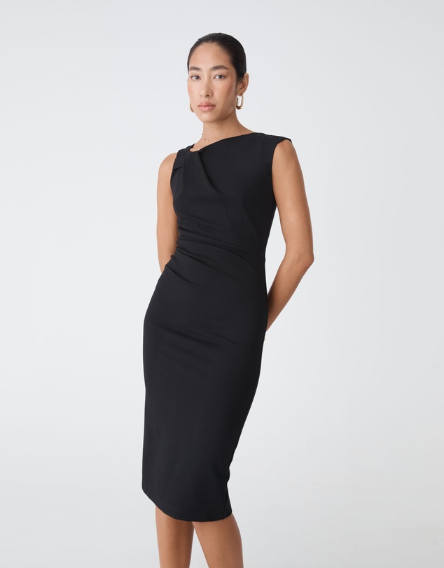 Forcast - Sutton Twist Shoulder Dress