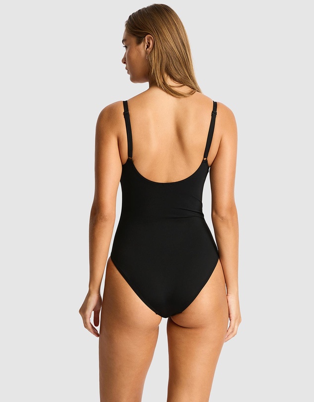 Sea Level Australia - Essentials Edit Cross Front Scoop Back One Piece