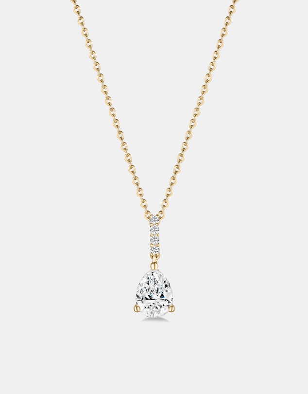 Mestige - Paisley Necklace - 18K Gold Plated