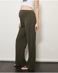 Soon Maternity - Pull-On Wide Leg Pants