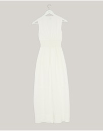 Revibe - Repaired Minima Esenciales Paloma Linen Midi Dress - AU 6