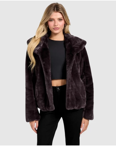 GUESS - Sophy Faux-Fur Jacket