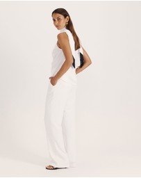 SABA - Tina Cowl Neck Fringe Top
