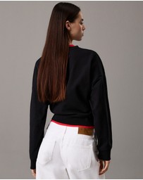 Calvin Klein Jeans - Monologo French Terry Relaxed Sweatshirt