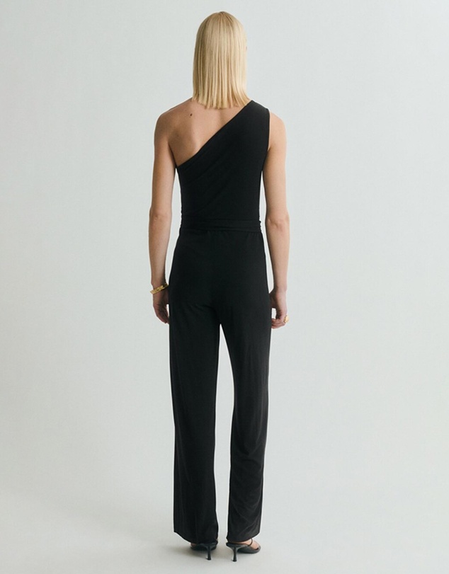 M.N.G - Flamingo Asymmetric Belt Jumpsuit