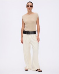 Minima Esenciales - Nalu Organic Cotton Cashmere Blend Knitted Top