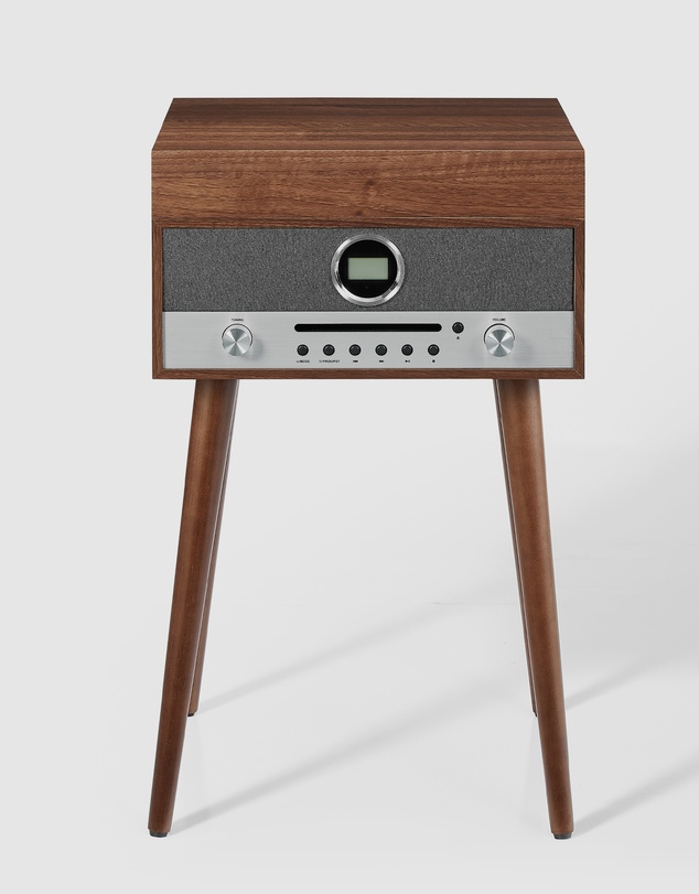 Crosley - Crosley Nash 7-in-1 Vinyl Record Player - Walnut