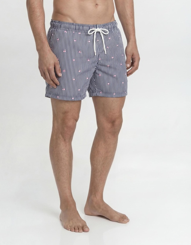 Jack & Jones - Jpstmaui Breeze Mini Stripe Swim Shorts