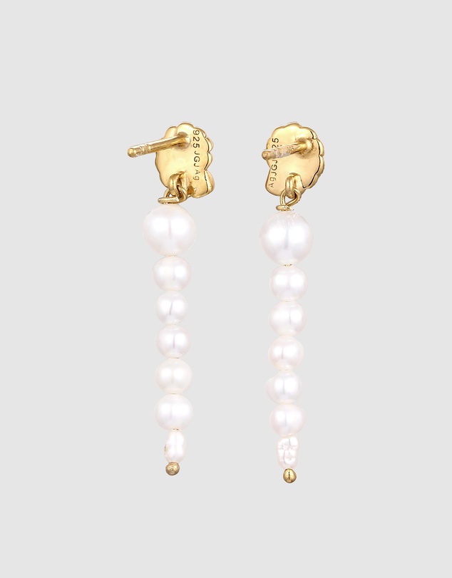 Haze & Glory - ICONIC EXCLUSIVE - Coney Snail Pearl Stud Earrings - Gold