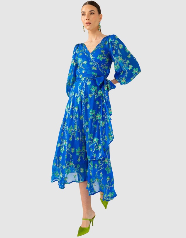 SACHA DRAKE - Water Lily Wrap Dress
