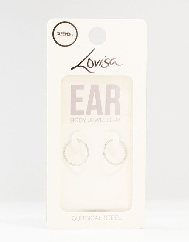 Lovisa - Surgical Steel Sleeper Earrings 12MM