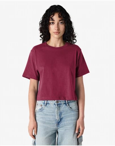American Apparel - Women's Fine Jersey Boxy T-Shirt