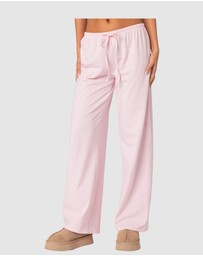 EDIKTED - Olivia Striped Loose Fit Pants