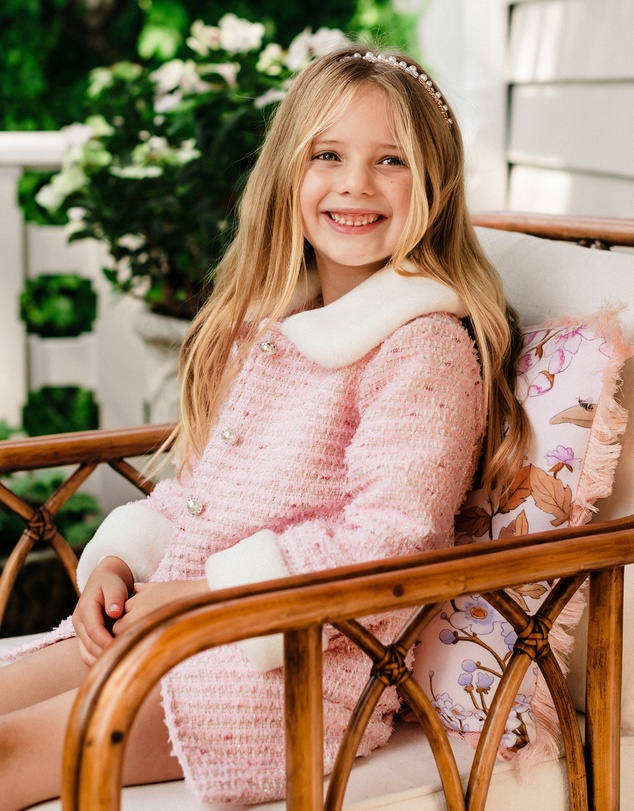 Fleur Harris - Graceful Coat in Pink