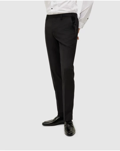 Politix - Riley Black Tie Chintz Tuxedo Pant