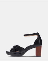 Mia Vita - Tatum Heeled Sandal - Black