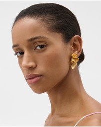 Oroton - Coral Large Stud