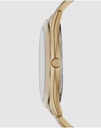 Michael Kors - Michael Kors Slim Runway Gold Watch MK8621