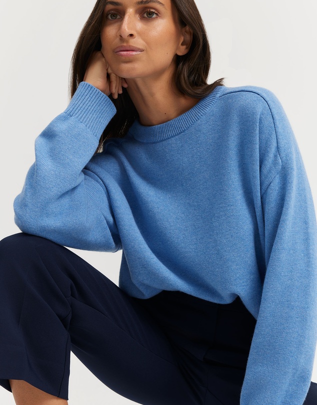Crop Crew Neck Knit by Country Road Online | THE ICONIC | Australia