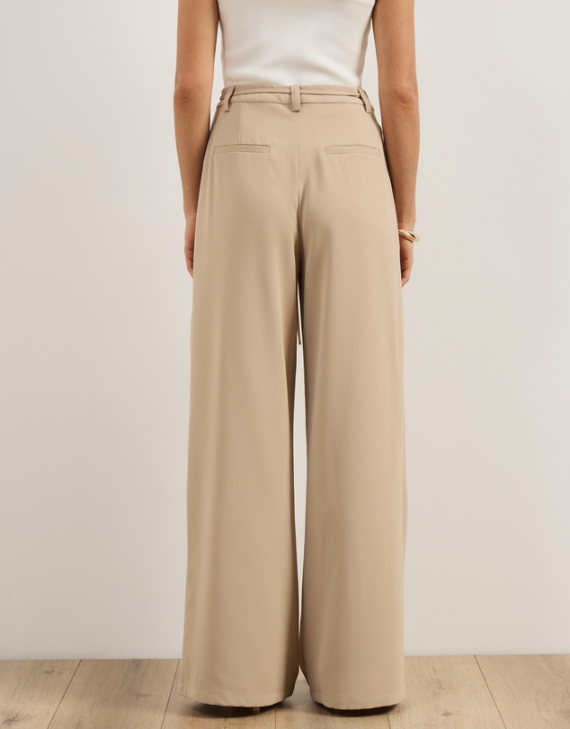 Atmos&Here - Rosa Wide Leg Tailored Pleated Pants