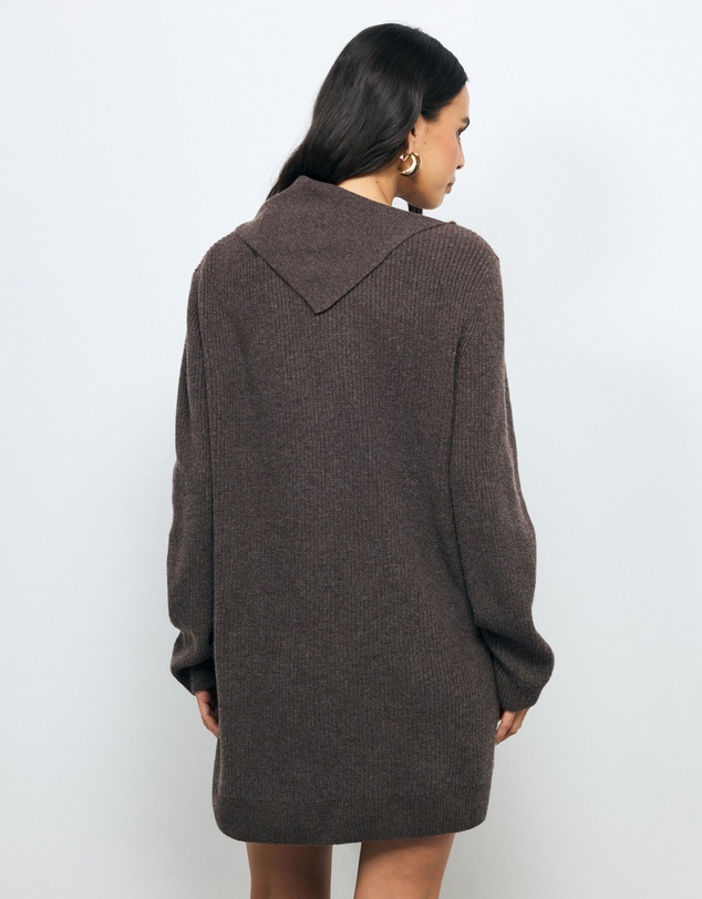 AERE - Neria Wool Blend Knit Dress