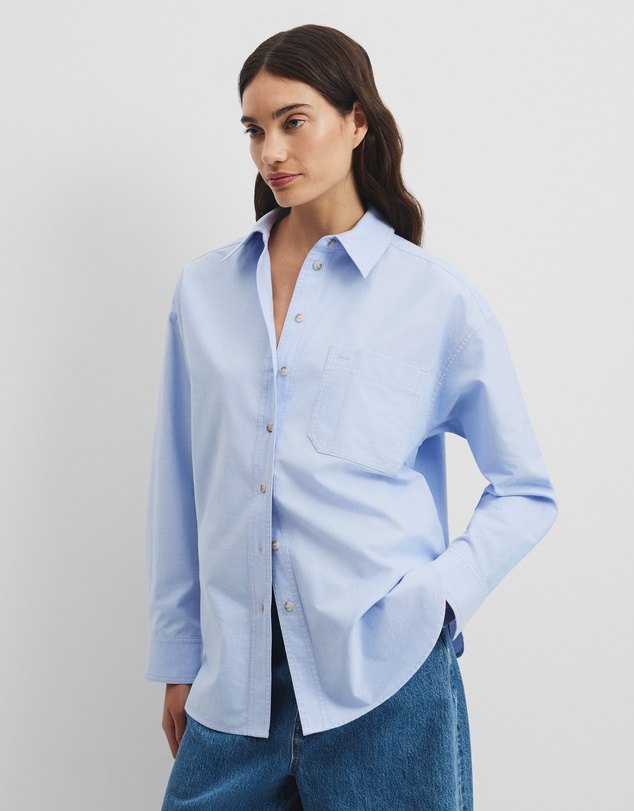 Country Road - Oversized Australian Cotton Oxford Shirt