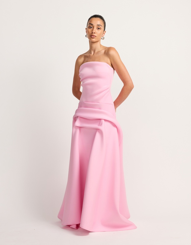 TOJHA - GAIA STRAPLESS MAXI DRESS BLUSH