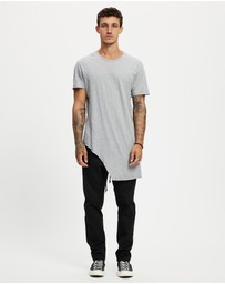 Surrounded By Ghosts - The Coltan Cotton Asymmetrical Tail T-Shirt