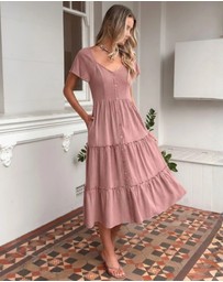 Esther & Co - Celie Dress - Pink