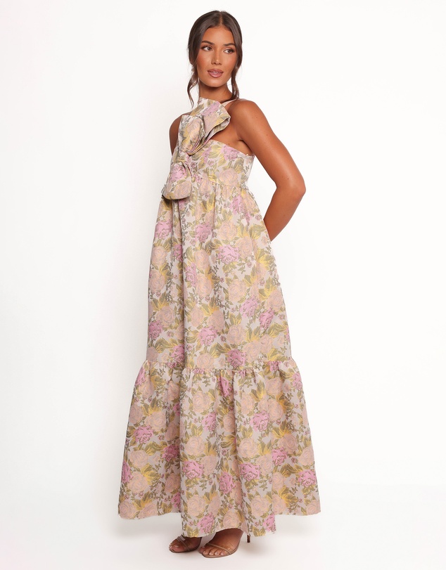Petal & Pup - Betina Bow Front Maxi Dress - Multi Floral