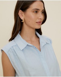 The Fated - Lucie Linen Blend Shirt