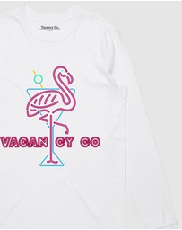 Vacancy Co - Flamingo Club Long Sleeve - Youth