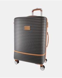 Pierre Cardin - Pierre Cardin 80cm Large Hard Shell Suitcase